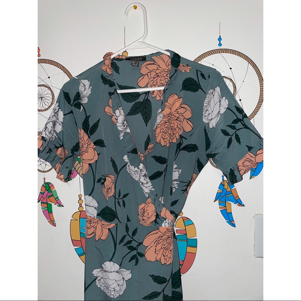 Maxi wrap dress